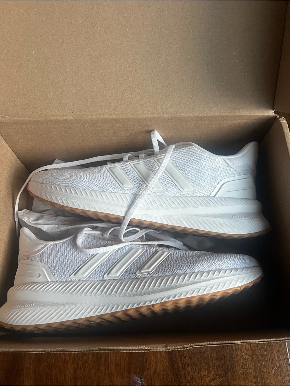 Adidas Women’s White Athletic Sneakers new in box.
